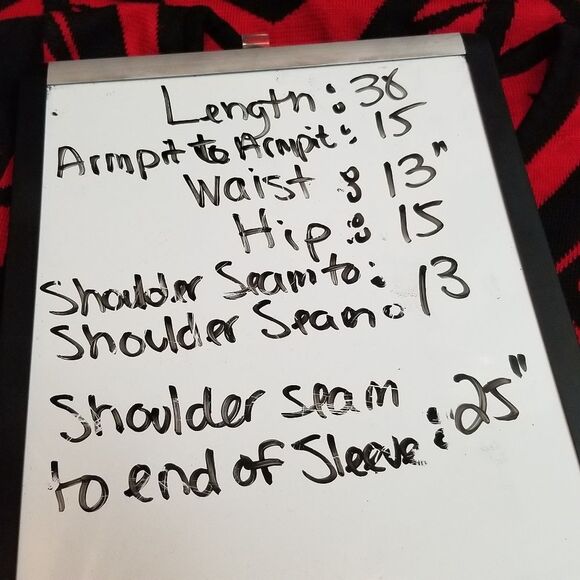 derek Heart Knit long S large dress red party - Picture 8 of 8